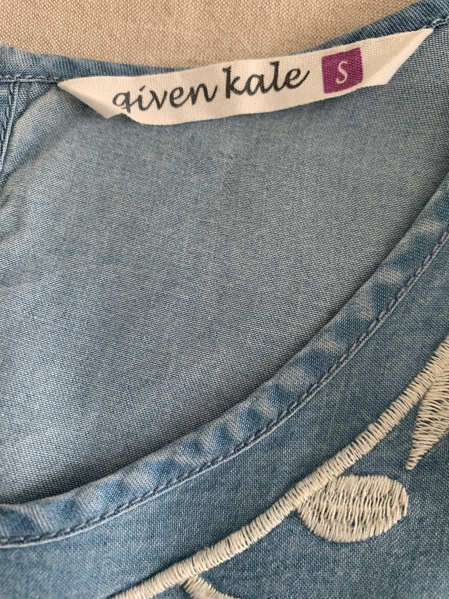 Size S Chambray Casual Dress - Image 6