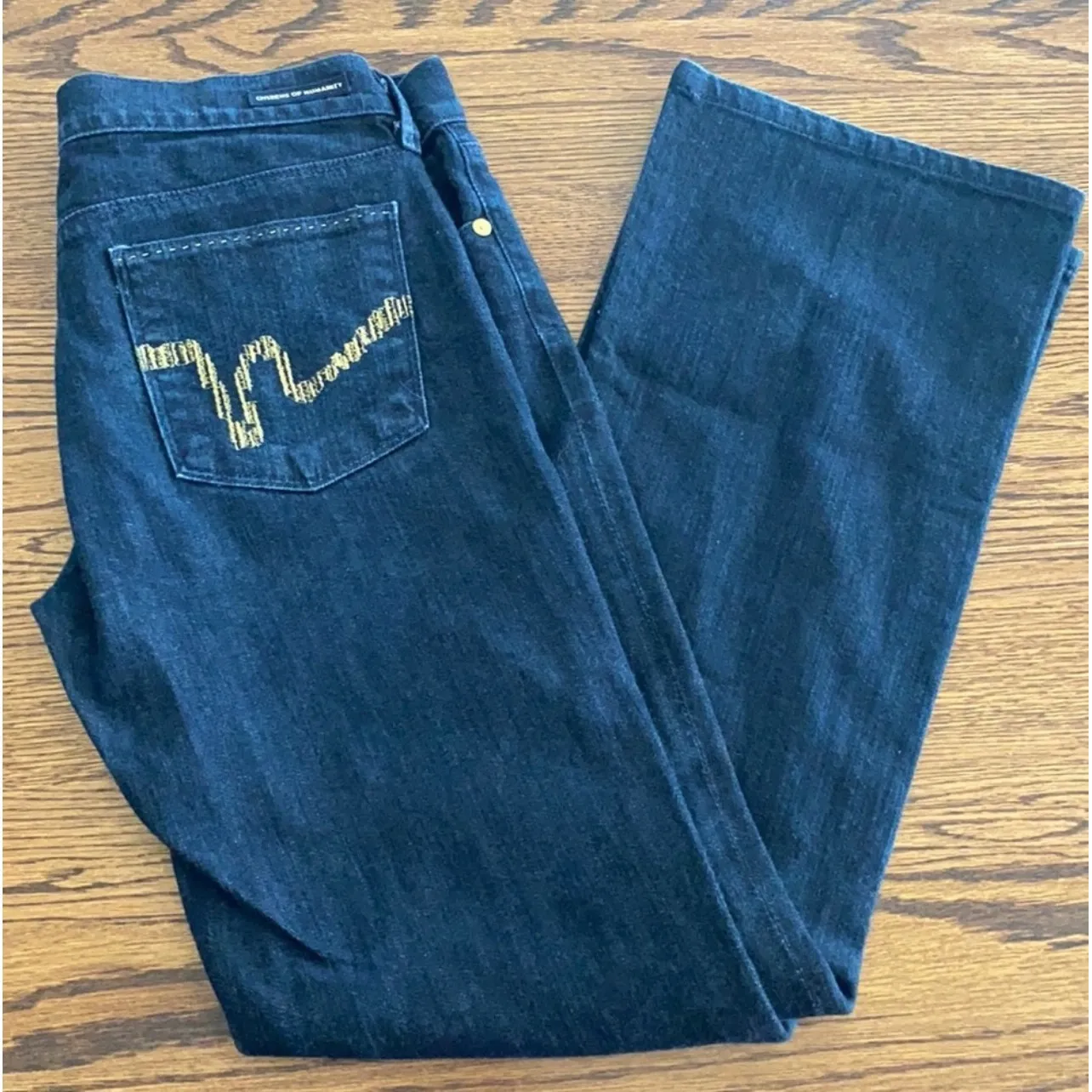 Citizens of Humanity Bootcut Jeans Womens 28 Stay Gold Low Waist Dark Wash - Image 3