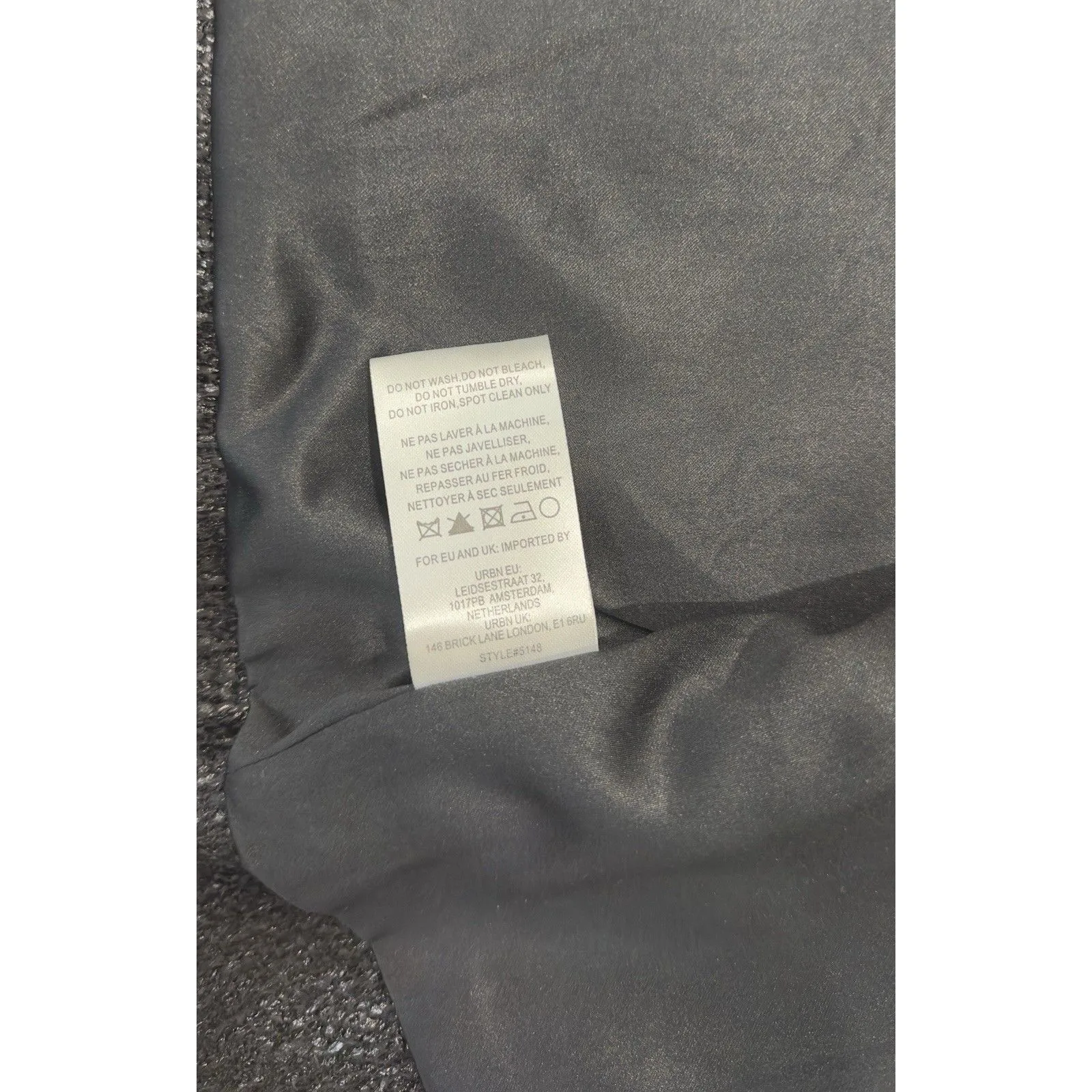 Hutch Black Foil Moto Jacket XS Anthropologie NWT $215 - Image 11