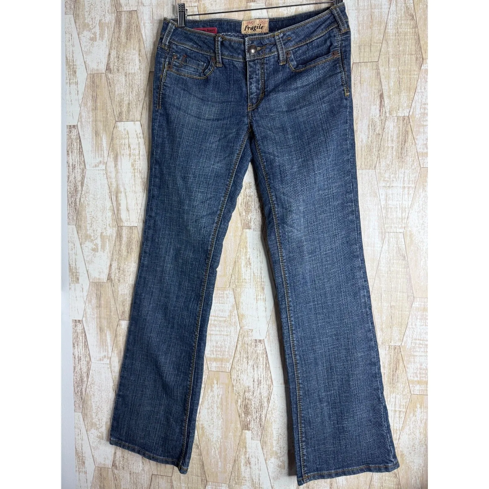 Fragile Jeans American Beauty The Classic Flare Juniors Size 7 Women Jeans - Image 4