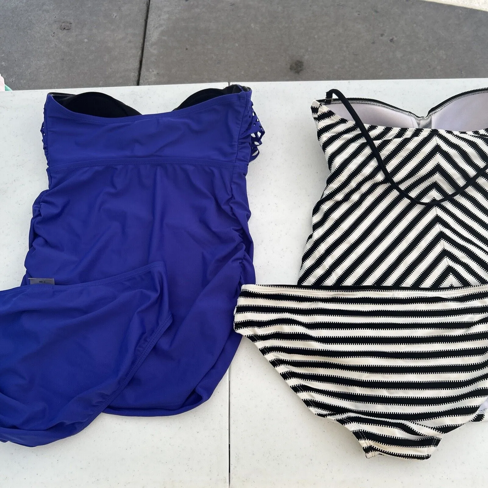 2‎ Womens SM Maternity Swimwear SWIM Motherhood Maternity Jessica Simpson EUC - Image 6