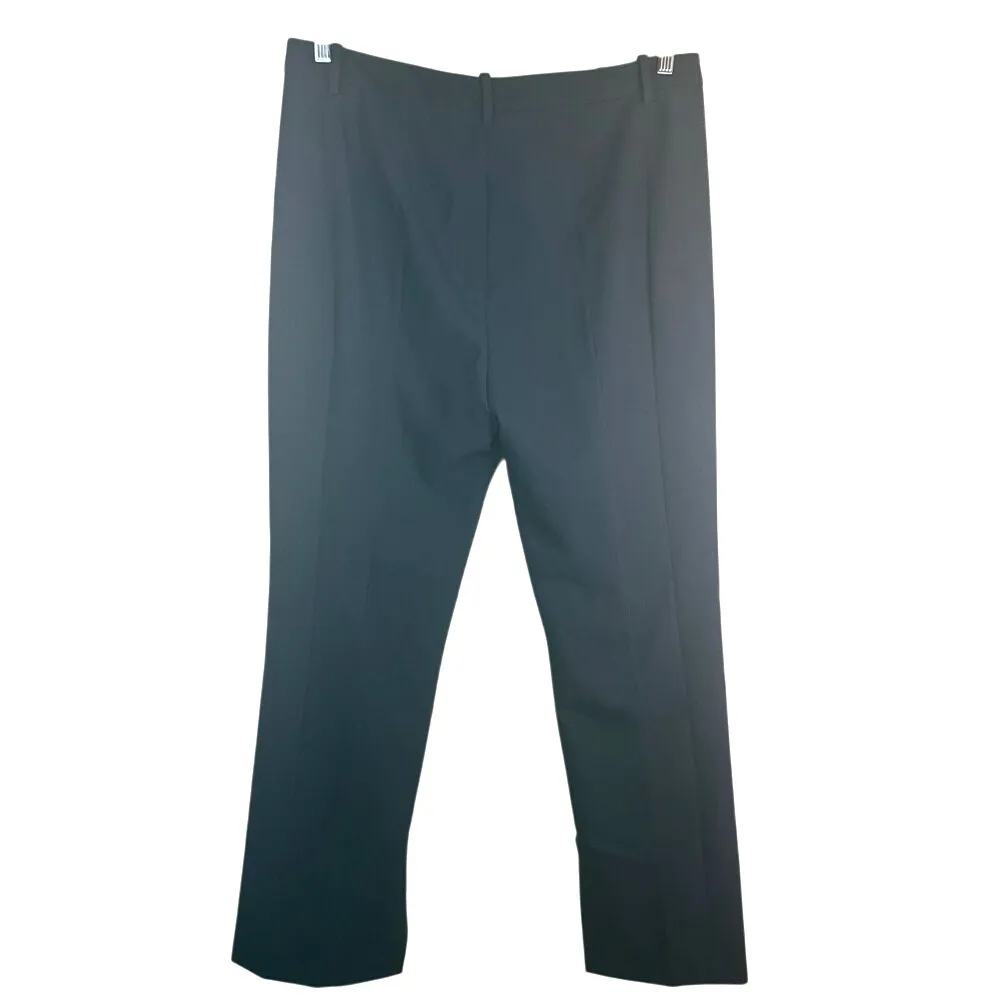 NWT Zara XXL The Melrose Full‎ Length Fit Black Office Career Wear Straight Leg - Image 10