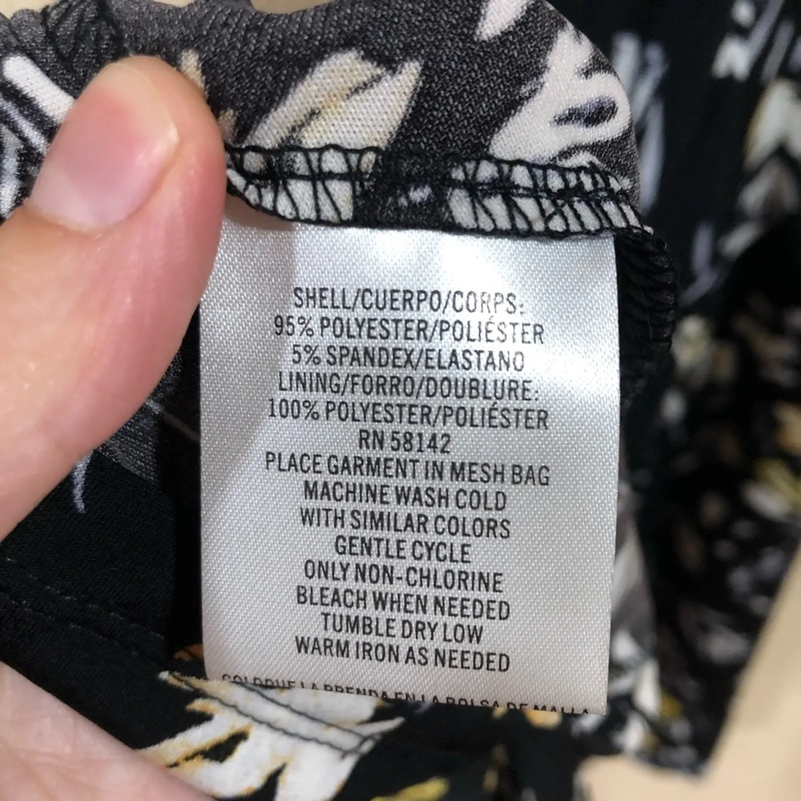 NWT London Times black floral jersey cropped jumpsuit - Image 14