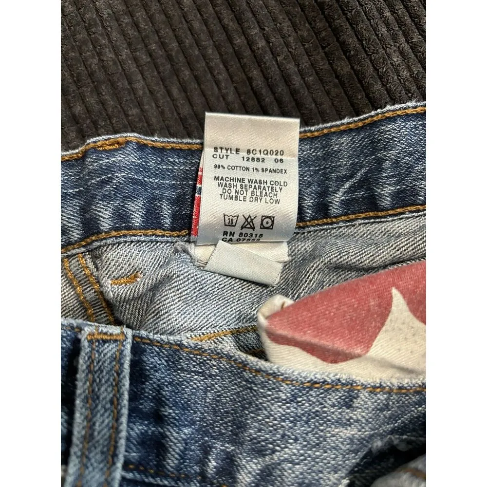 Lucky Brand Dungarees Classic Fit Straight Denim Jeans 10/30 Mid‎ Rise Med Wash - Image 9