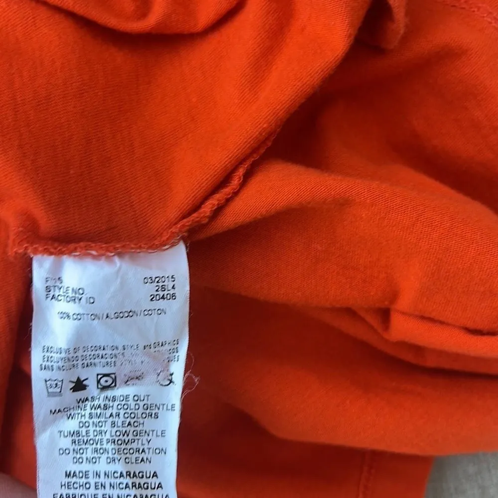 NFL Denver Broncos orange short sleeve t-shirt size large - Image 5