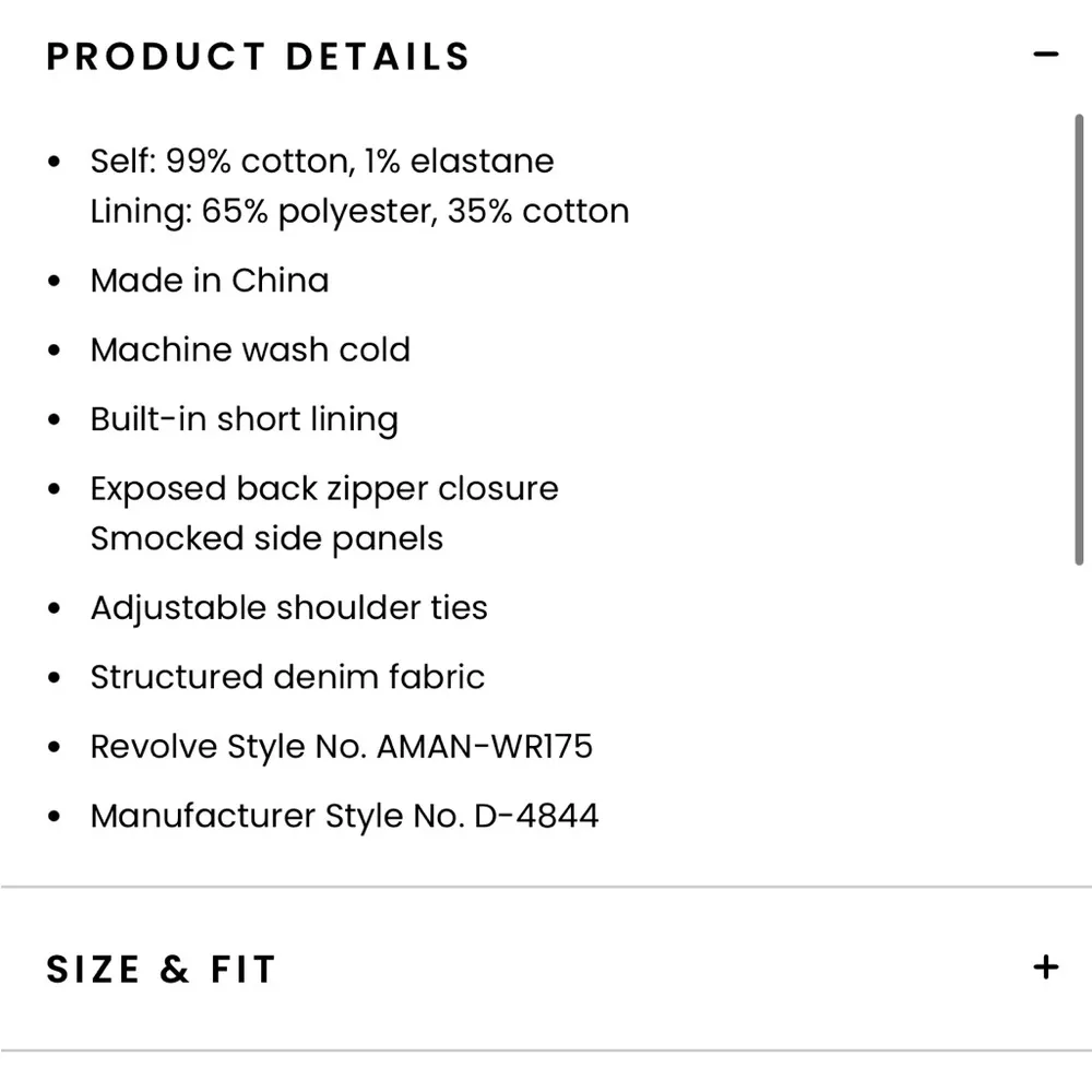 Dark Blue Denim Romper with Tie Straps - Image 8