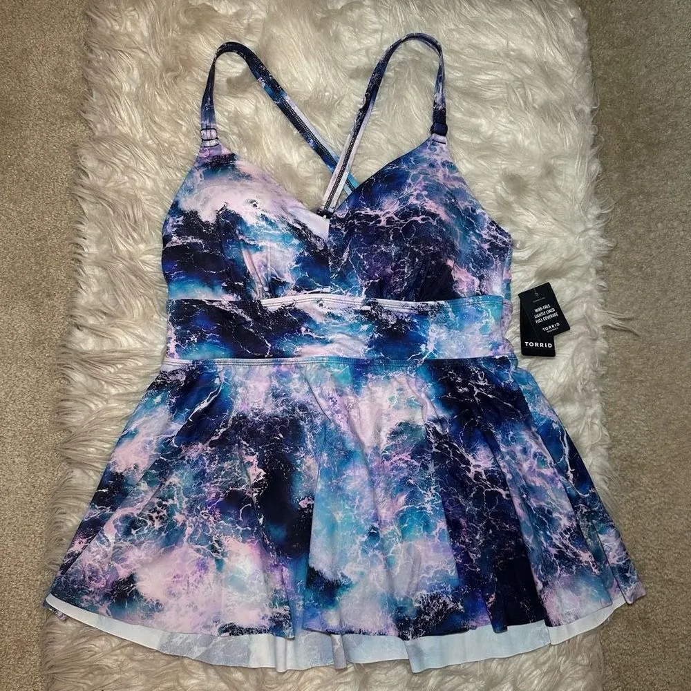 Torrid Wire-Free Racerback Tankini Top - Image 4