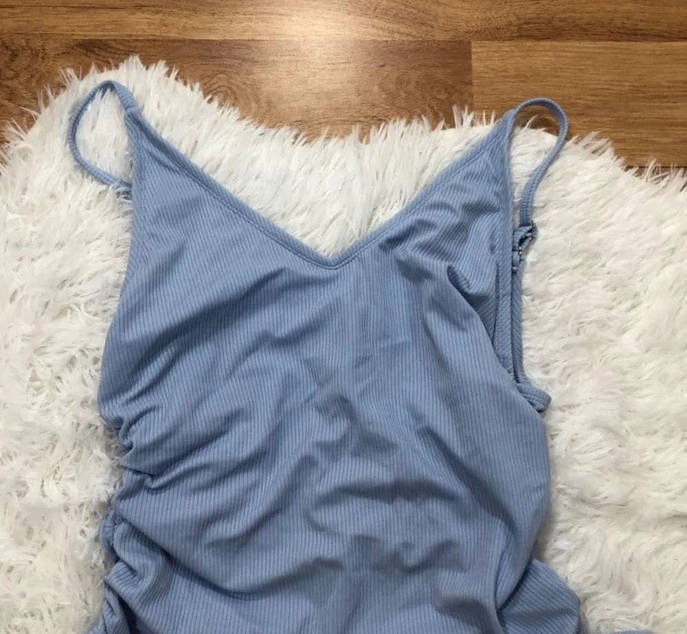 Time & Tru Ribbed One Piece Bathing Suit  - Image 3