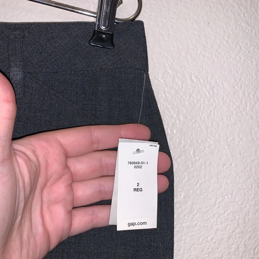 NWT Gap Perfect Trouser gray office formal dress pants - Image 4