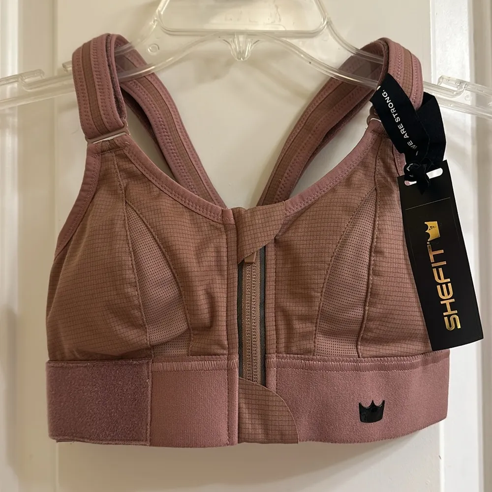 SHEFIT Ultimate Sports Bra XS Rose Taupe NEW - Image 2