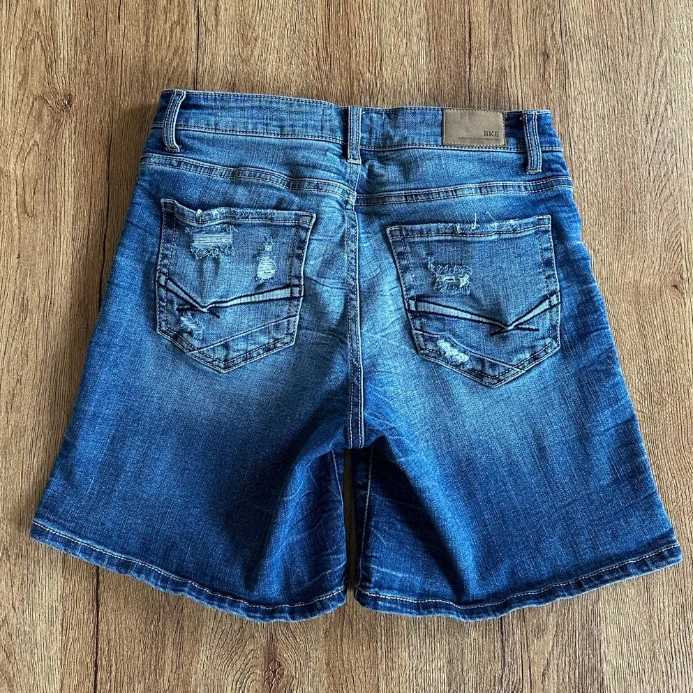 Buckle BKE Payton Medium Wash Jean Shorts Size 27 - Image 8