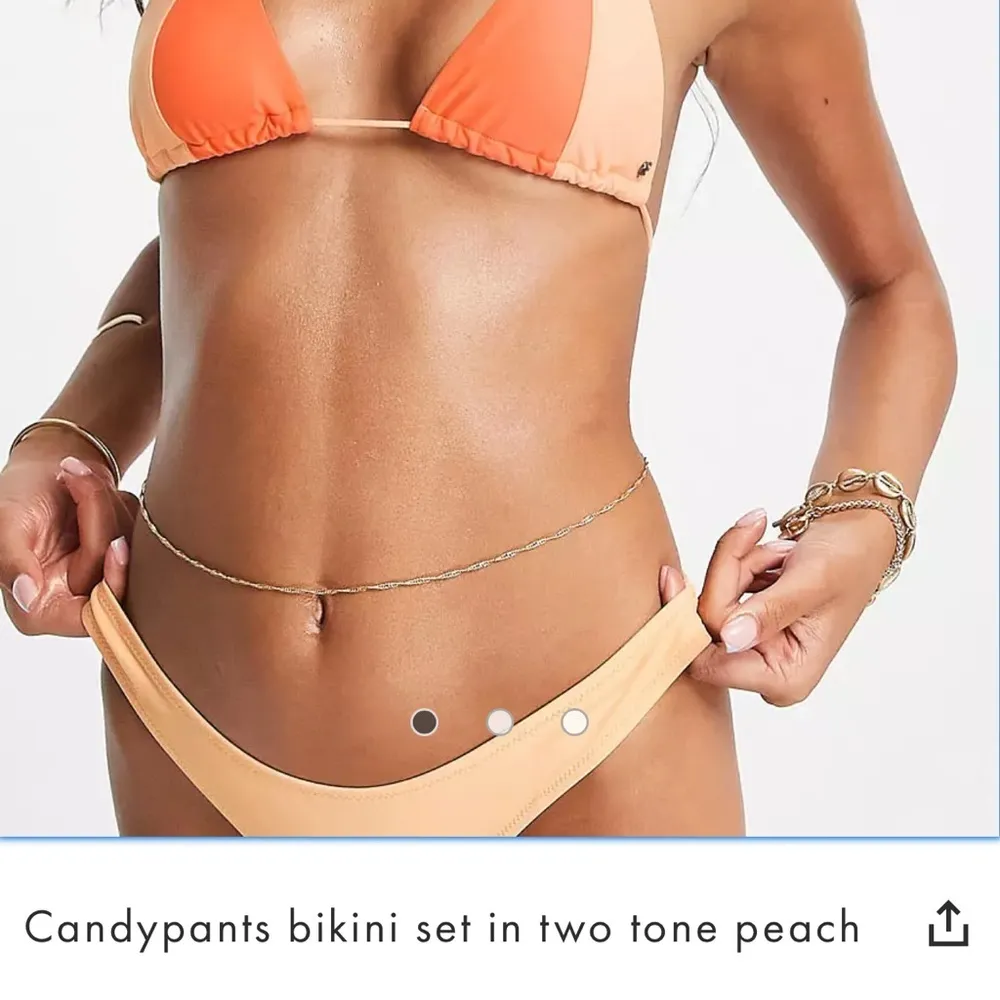 asos bikini new‎ untried coral - Image 5