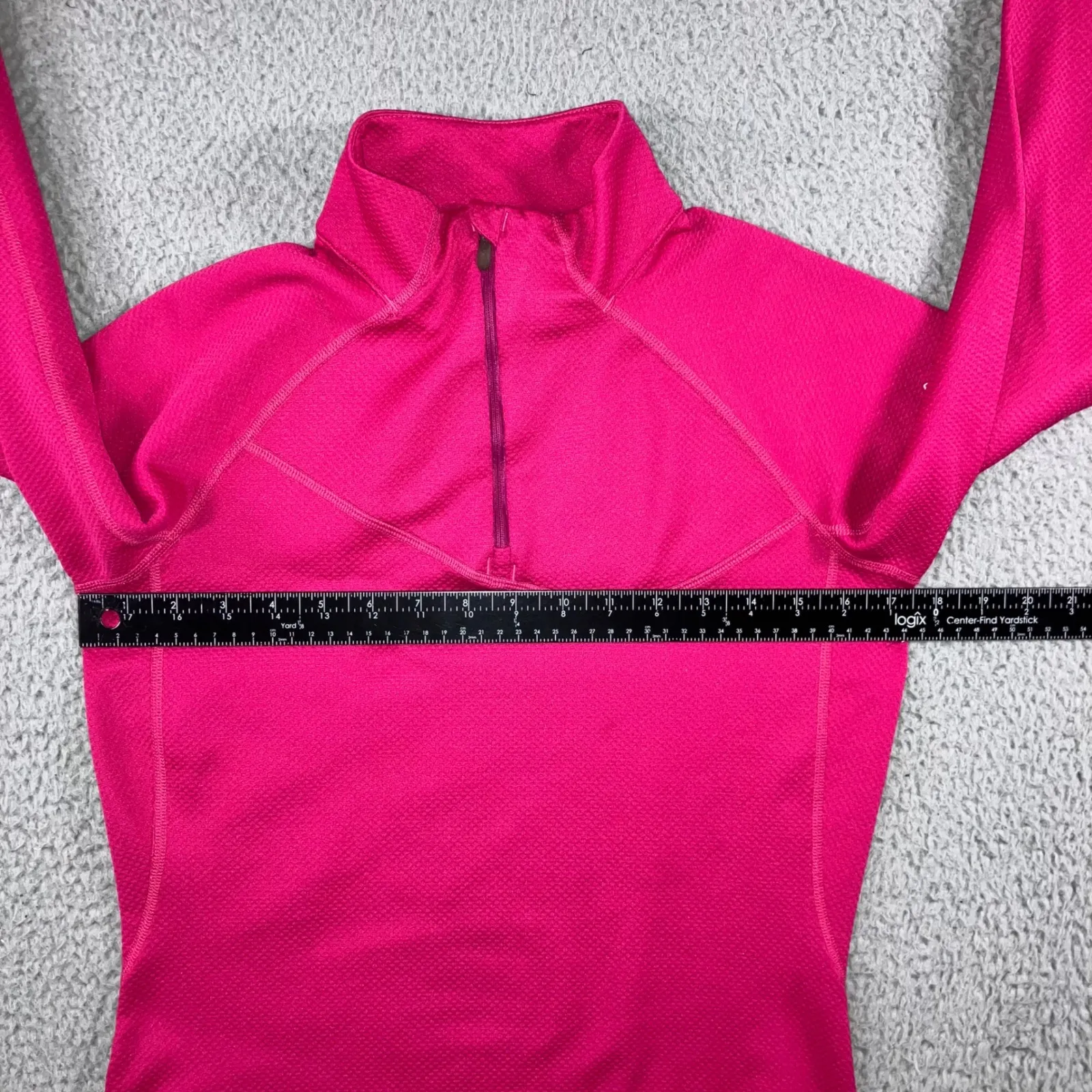 Salomon Quarter Zip Women Small Pink Long Sleeve Athletic Pullover Outdoor - Image 3