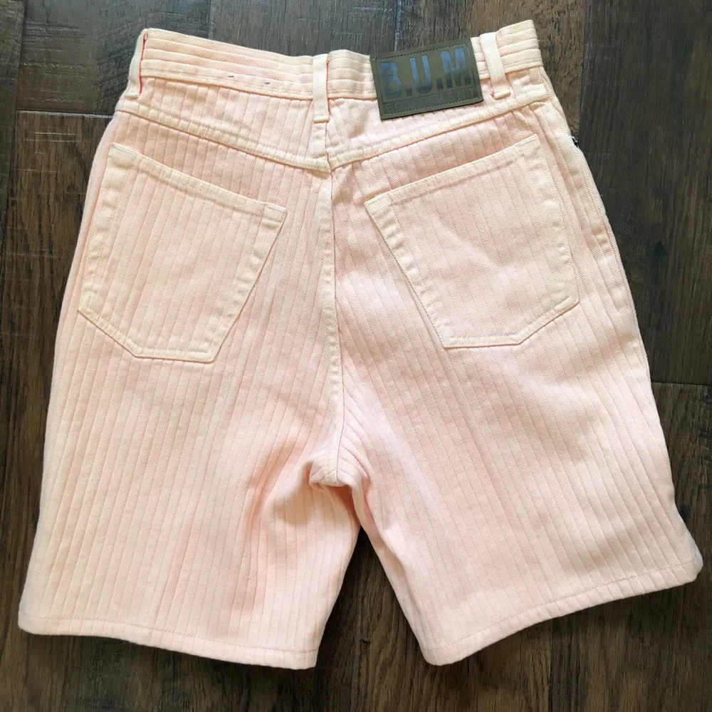 B.U.M peach ribbed jeans shorts Size undefined - Image 2