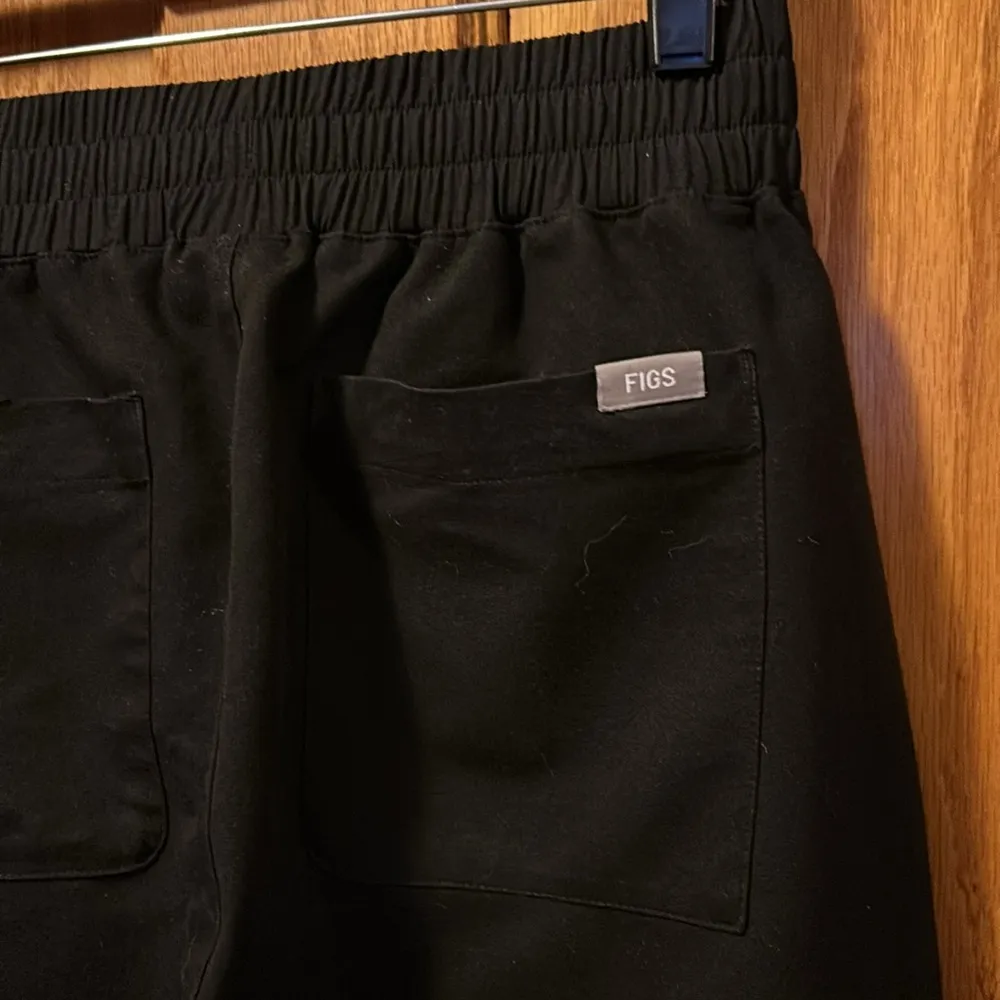 FIGS  21-Pocket Slim Jogger Scrub Pant Black, Size S - Image 8