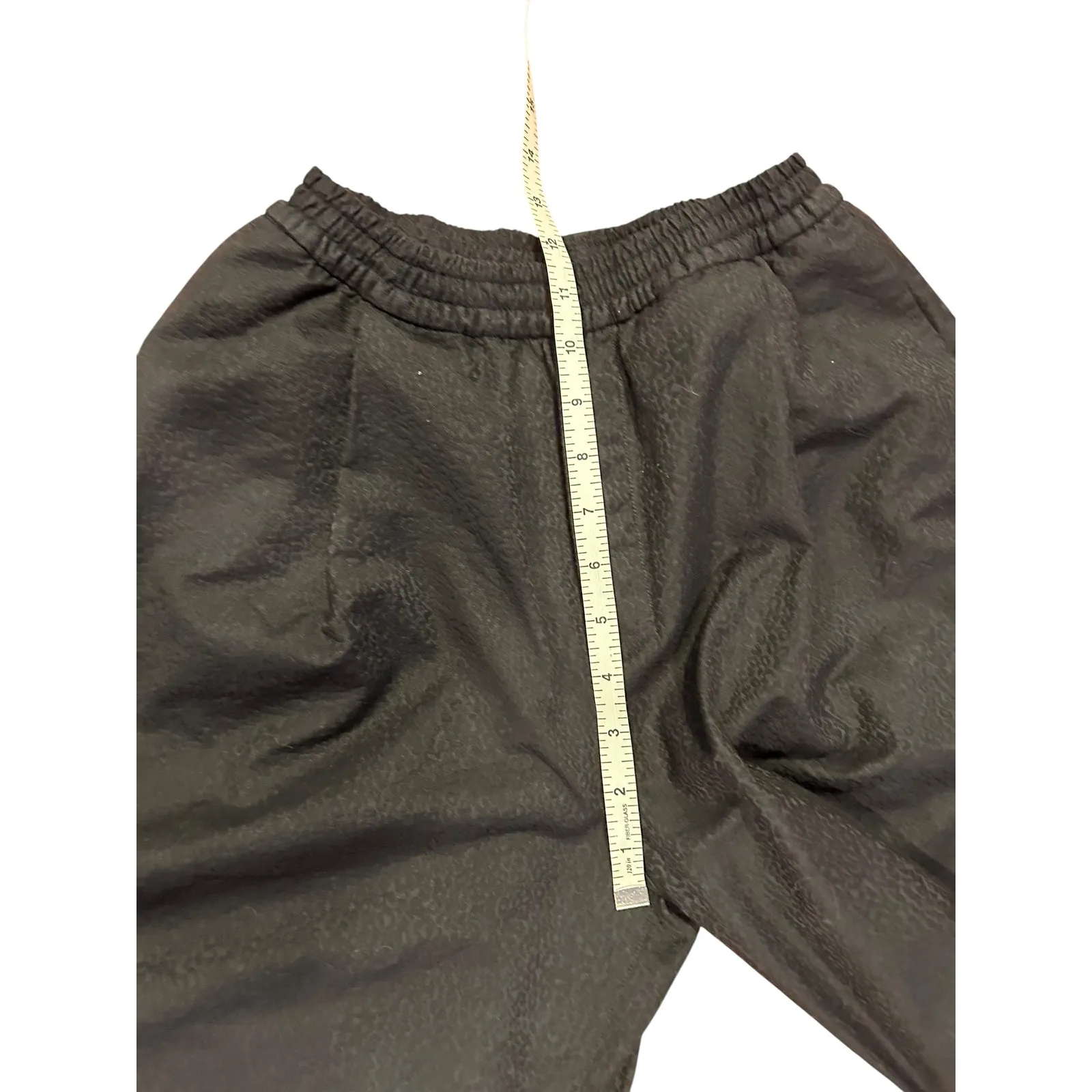 LULULEMON Lab Jacquard Leopard Print Black Wide Leg Pants Womens Size XS 0 - Image 5