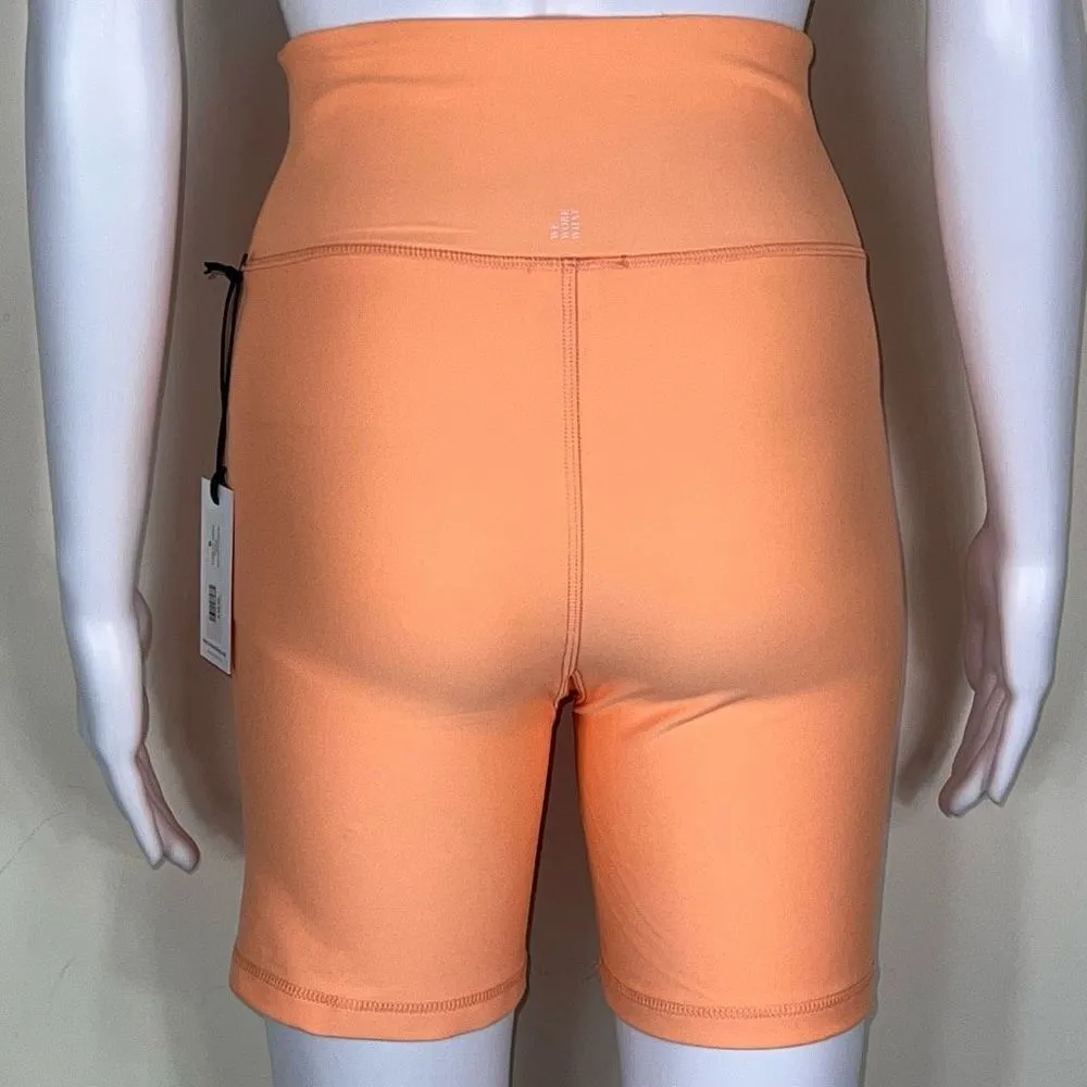 WeWoreWhat Solid Lace Up Biker in Peach Cobbler - Image 5