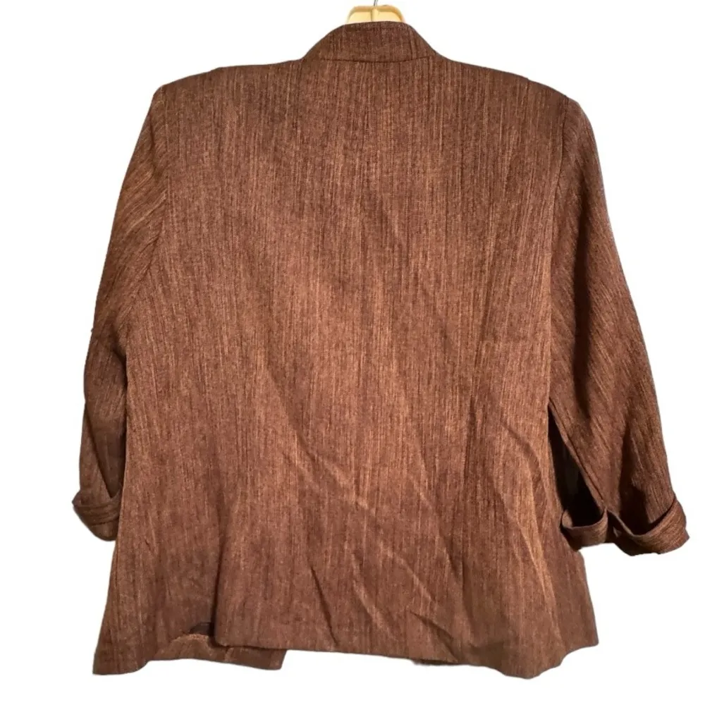 Perceptions  Petite Brown Suit‎ Jacket - Image 4