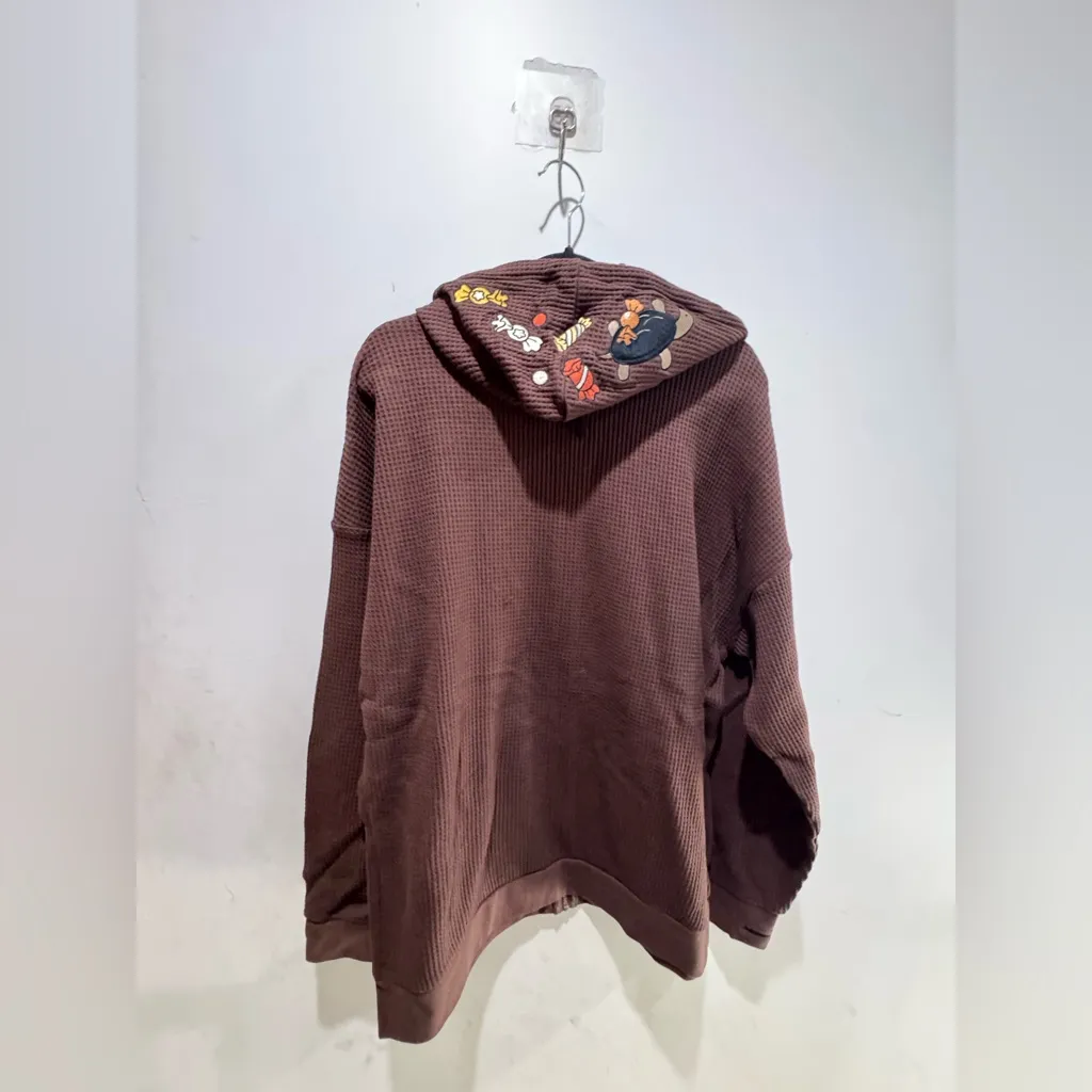 Cartoon Network Over The Garden Wall Fall Characters Icons Oversized Zip Sweater - Image 10