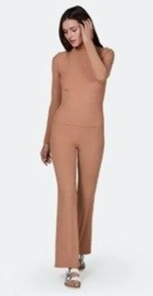 Lett Flare Ribbed Pants - Image 2