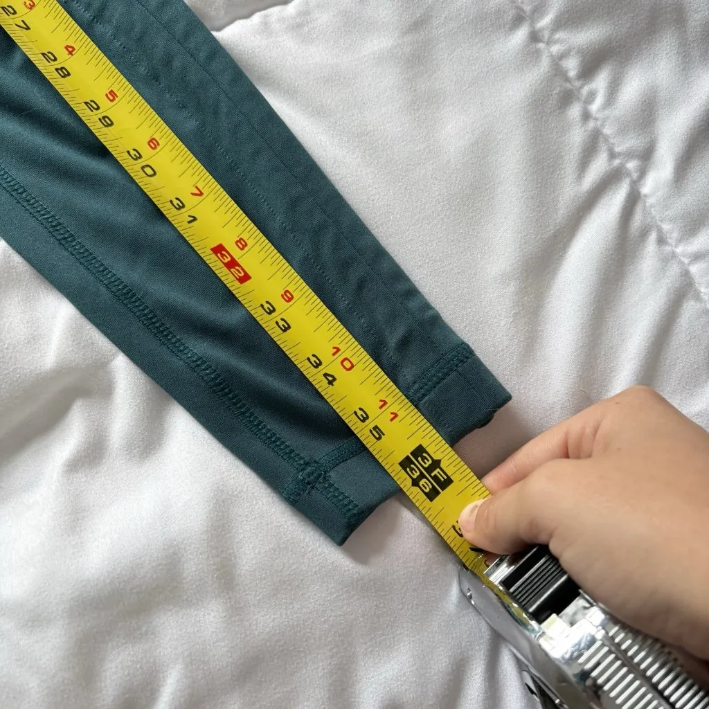 Mondetta Womens XS Leggings Green Yoga Workout Activewear Gym - Image 4