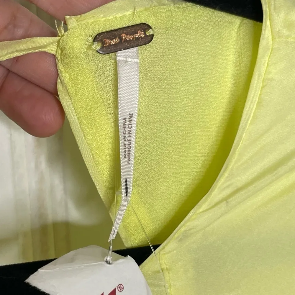 Free People Follow Along Silk Mini Dress 48 - Image 10