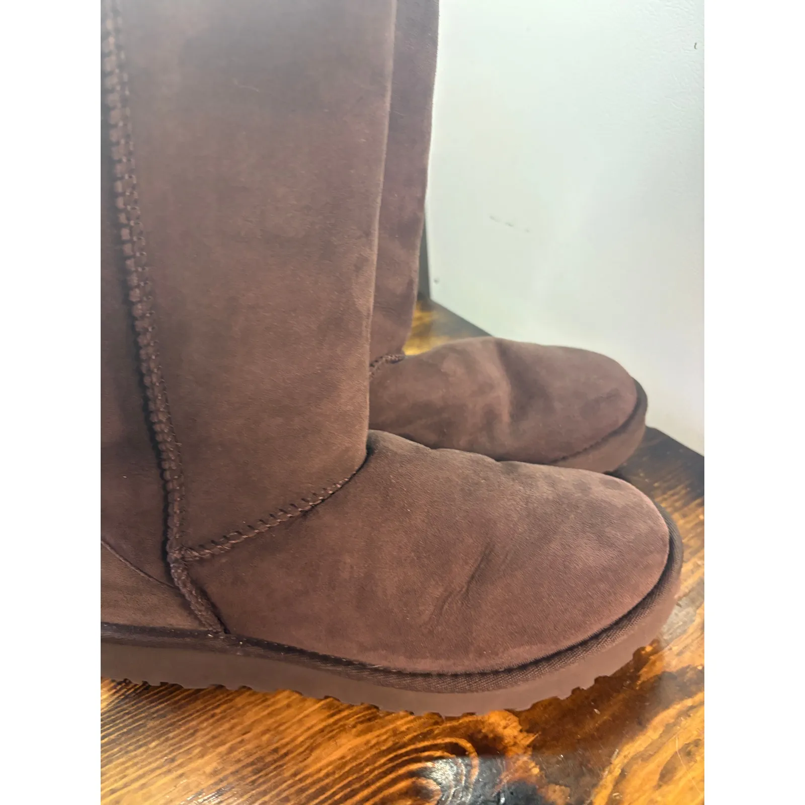 UGG Australia Brown Classic Tall Boots Size 8 - Image 3