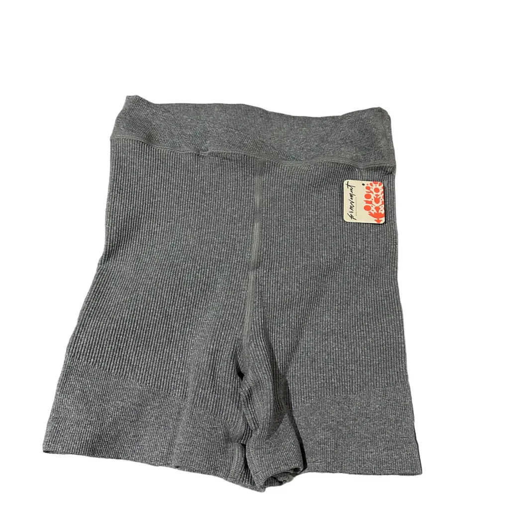 NWT FREE PEOPLE X FP MOVEMENT Free Throw Shorts In Heather Grey - Image 7