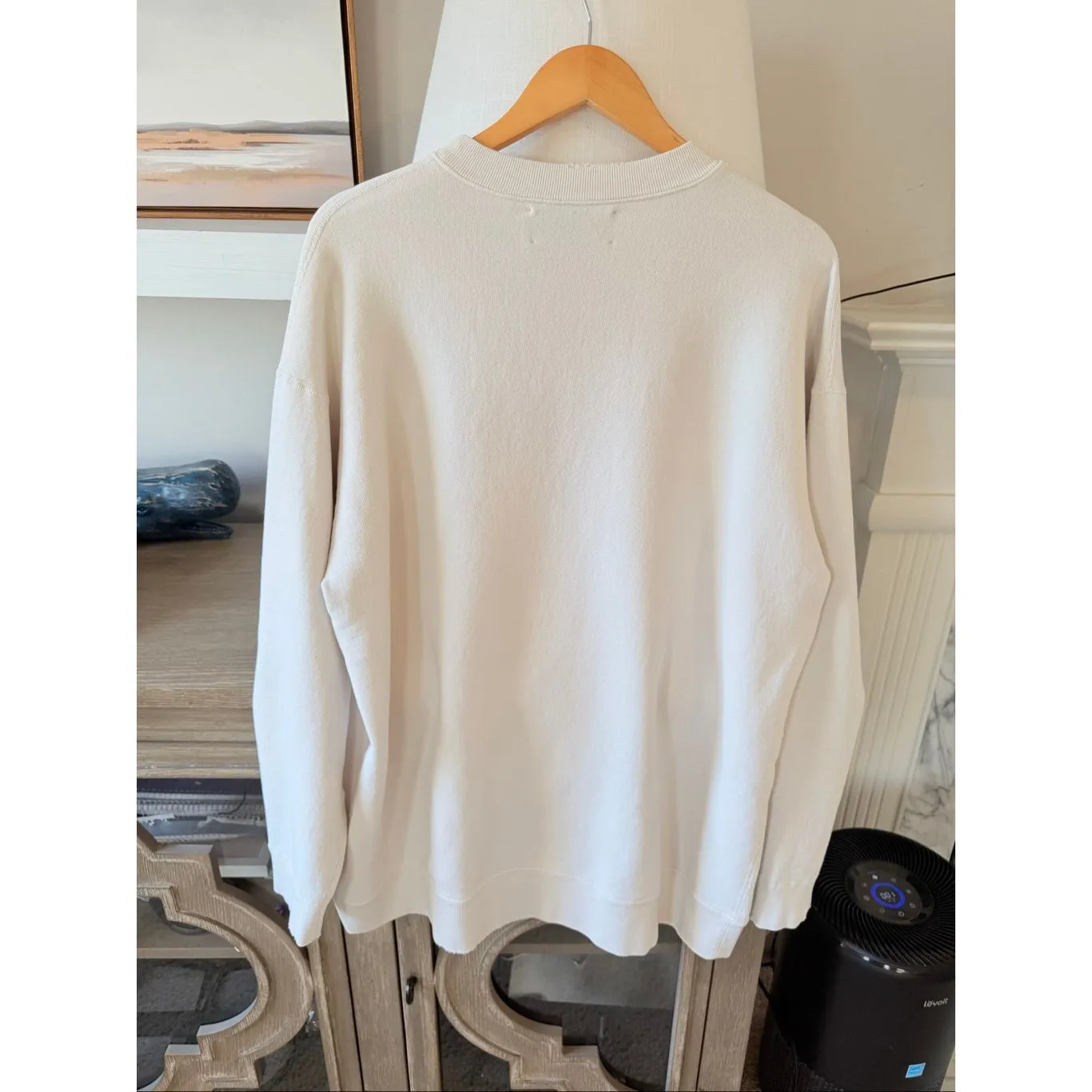 MadeWorn Rolling Stones Sequins Sweatshirt in White Size Large Red - Image 4