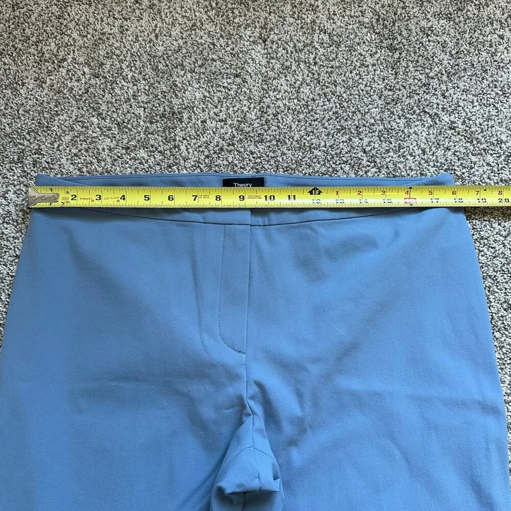Theory dusty blue skinny dress pants size 12 - Image 8