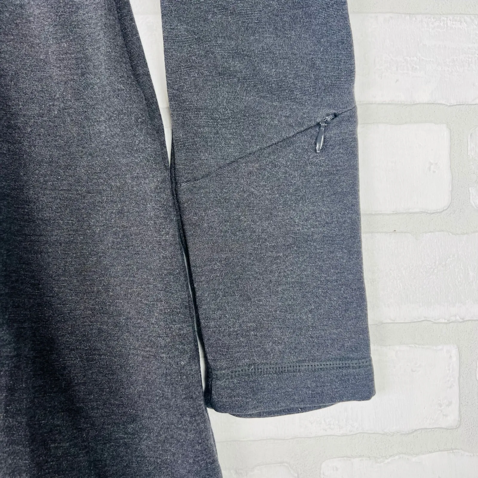 Athleta Cassidy Ponte Gray Mock Neck Long Sleeve Athletic Dress‎ Size ST - Image 14