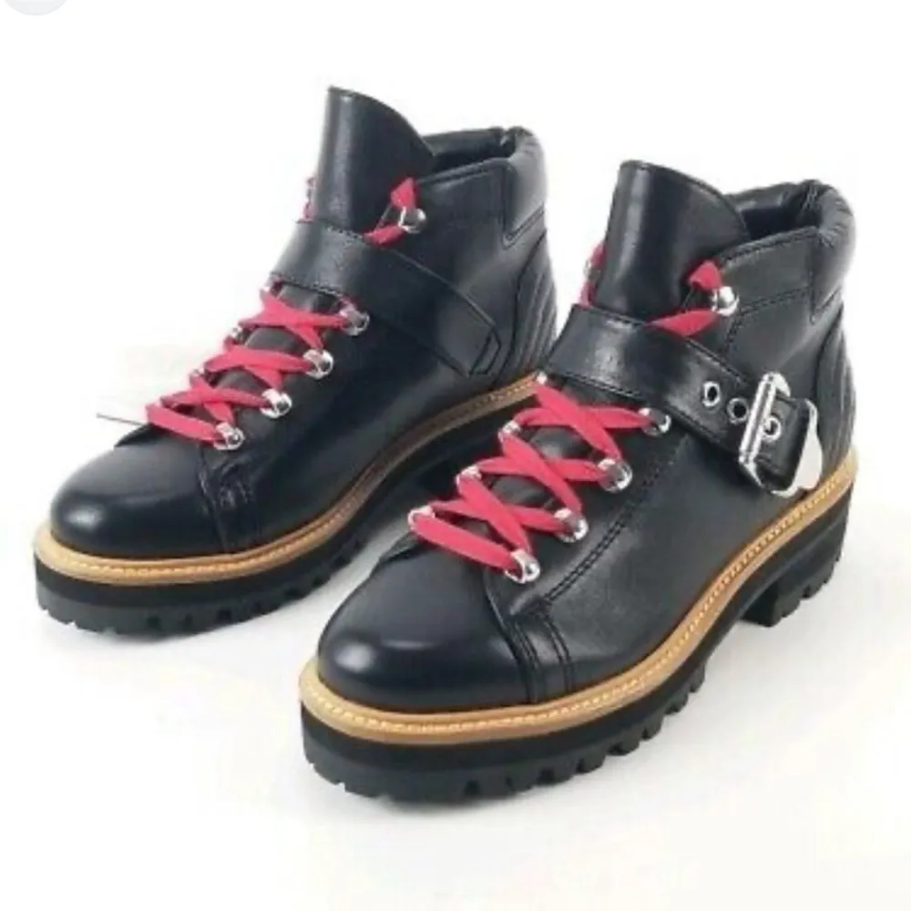 NEW
MARC FISHER Indre Hiker Boot Size 7.5 Black New MSRP $260 - Image 2