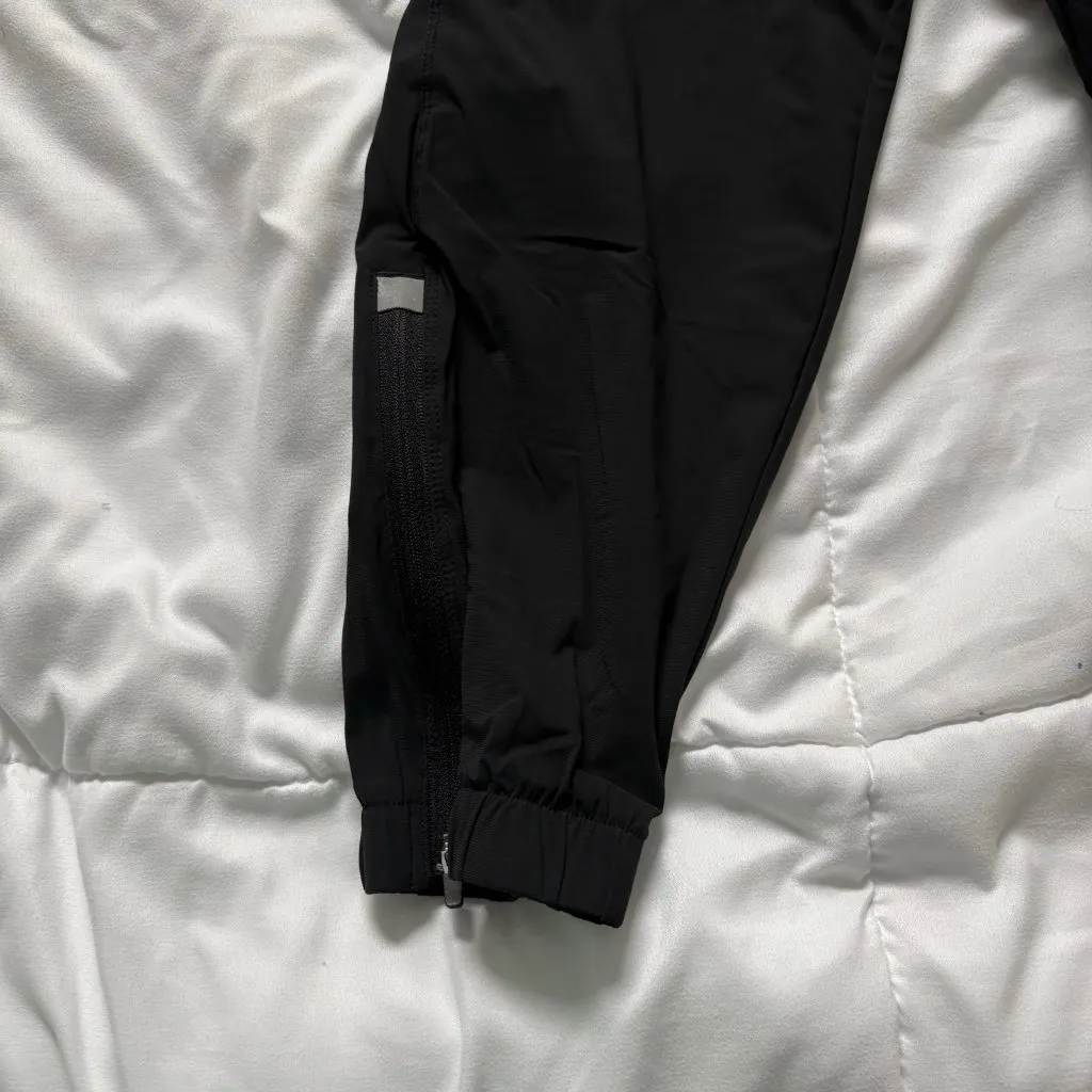 All In Motion Womens Size Medium Ankle Zip Active Joggers Pants Black Drawstring - Image 5