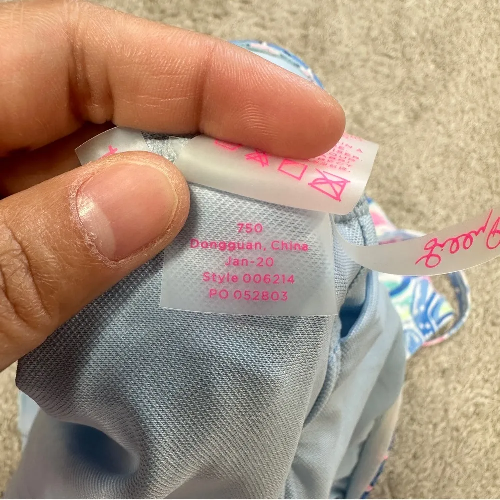 Lilly Pulitzer  Women’s Justina One Piece Swimsuit in Shade Seekers Engineered 4 - Image 14