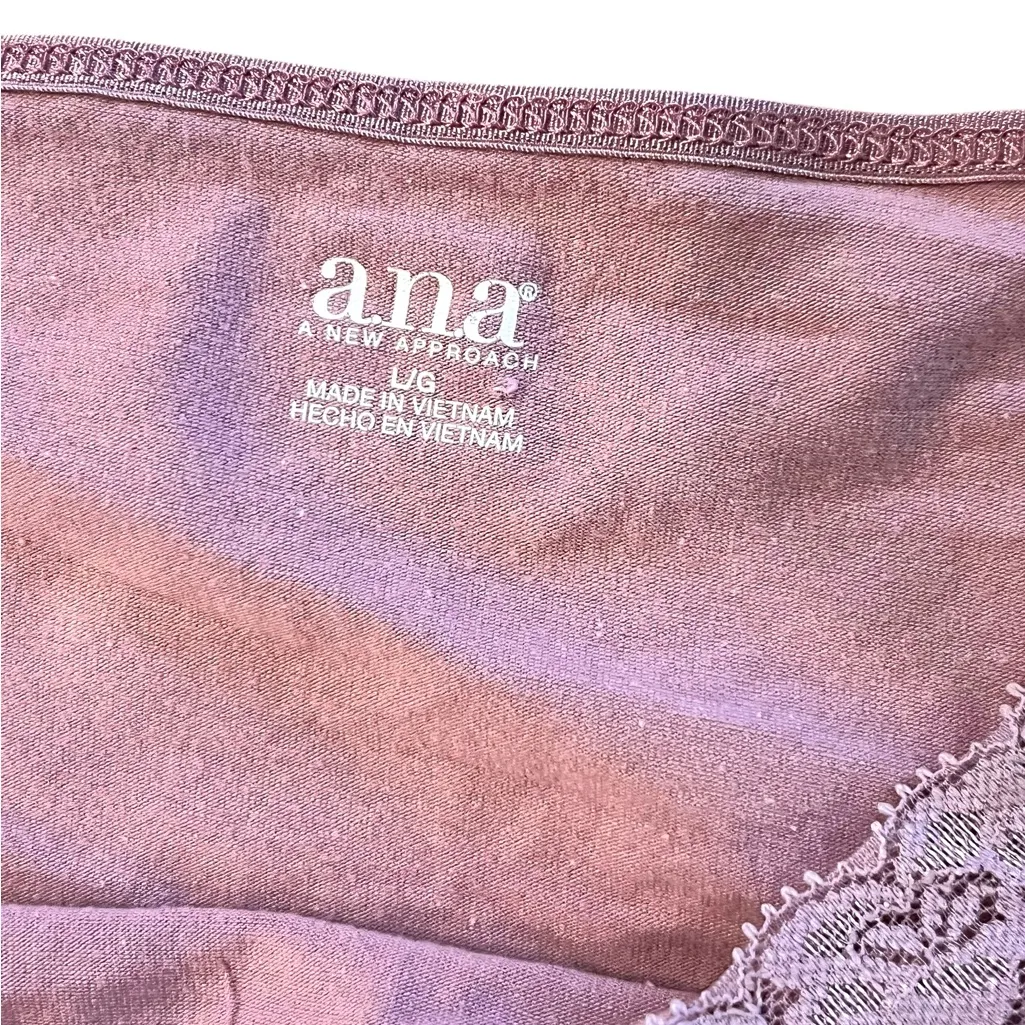 Ana Y2K Pink Lace Trim Fairycore Spaghetti Straps Top Camisole Tank Top Large - Image 3