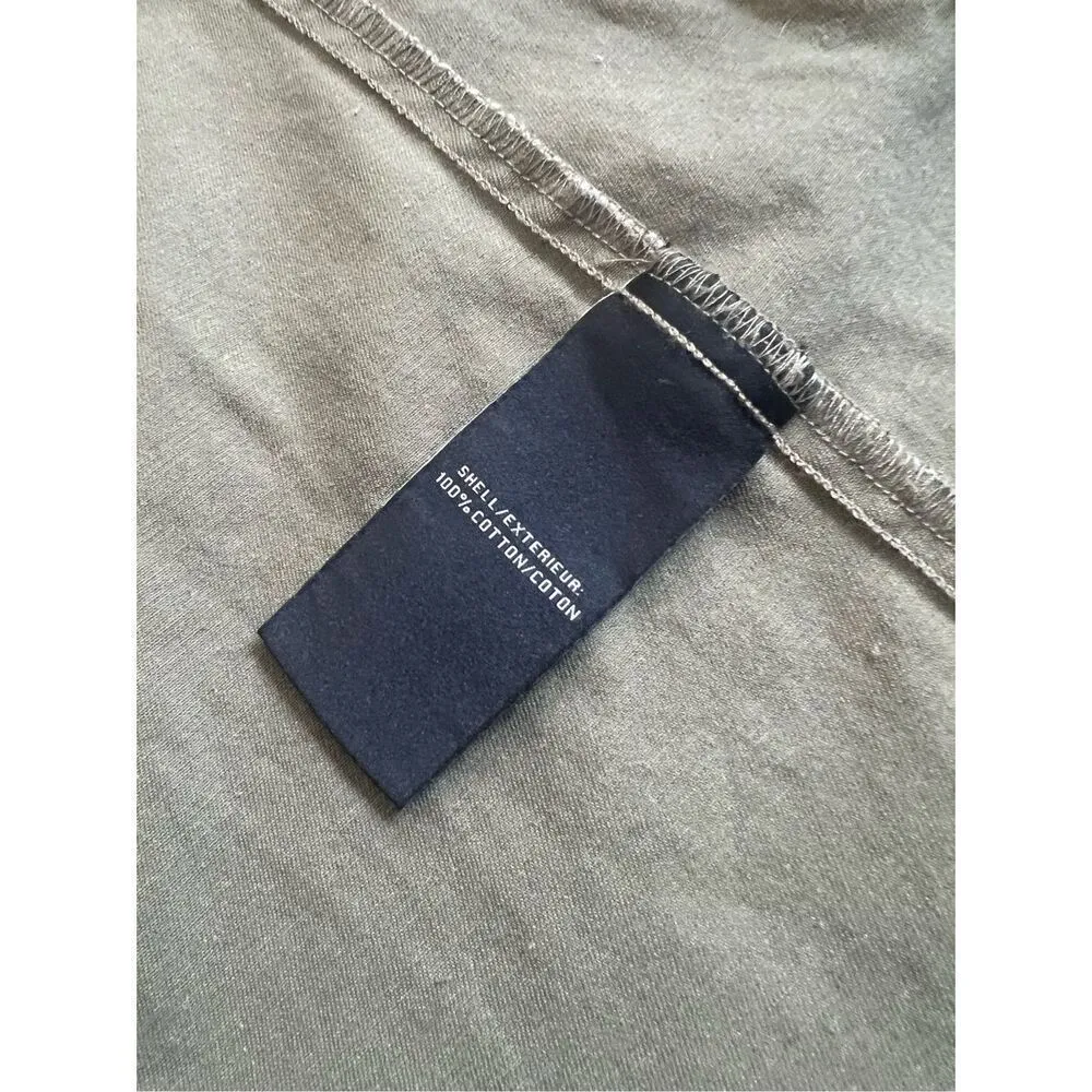 Seven For All Mankind Green Military/Army/Utility Jacket Coa Size M - Image 9