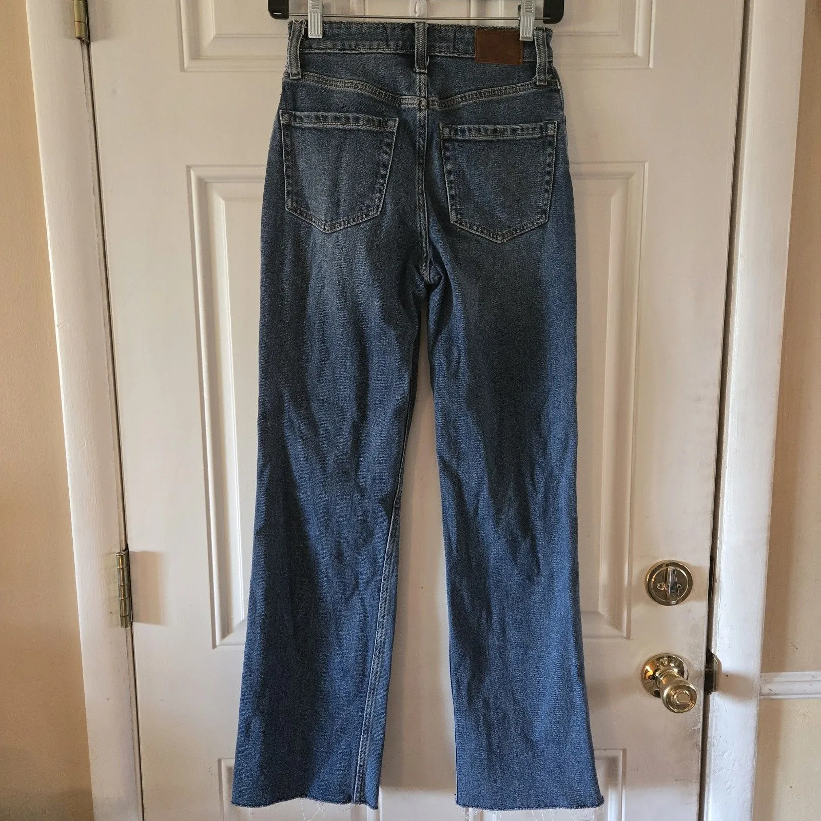 Hollister Ultra High Rise Dad Jeans Size 23 (000) Stretchy Ripped Destroyed Y2K - Image 6