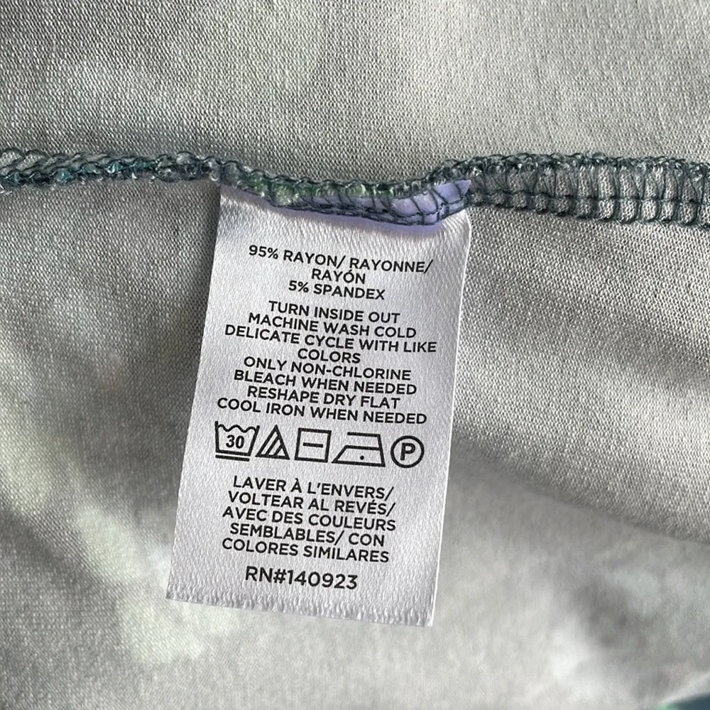 Loft Navy Floral MIDI Dress - Image 6