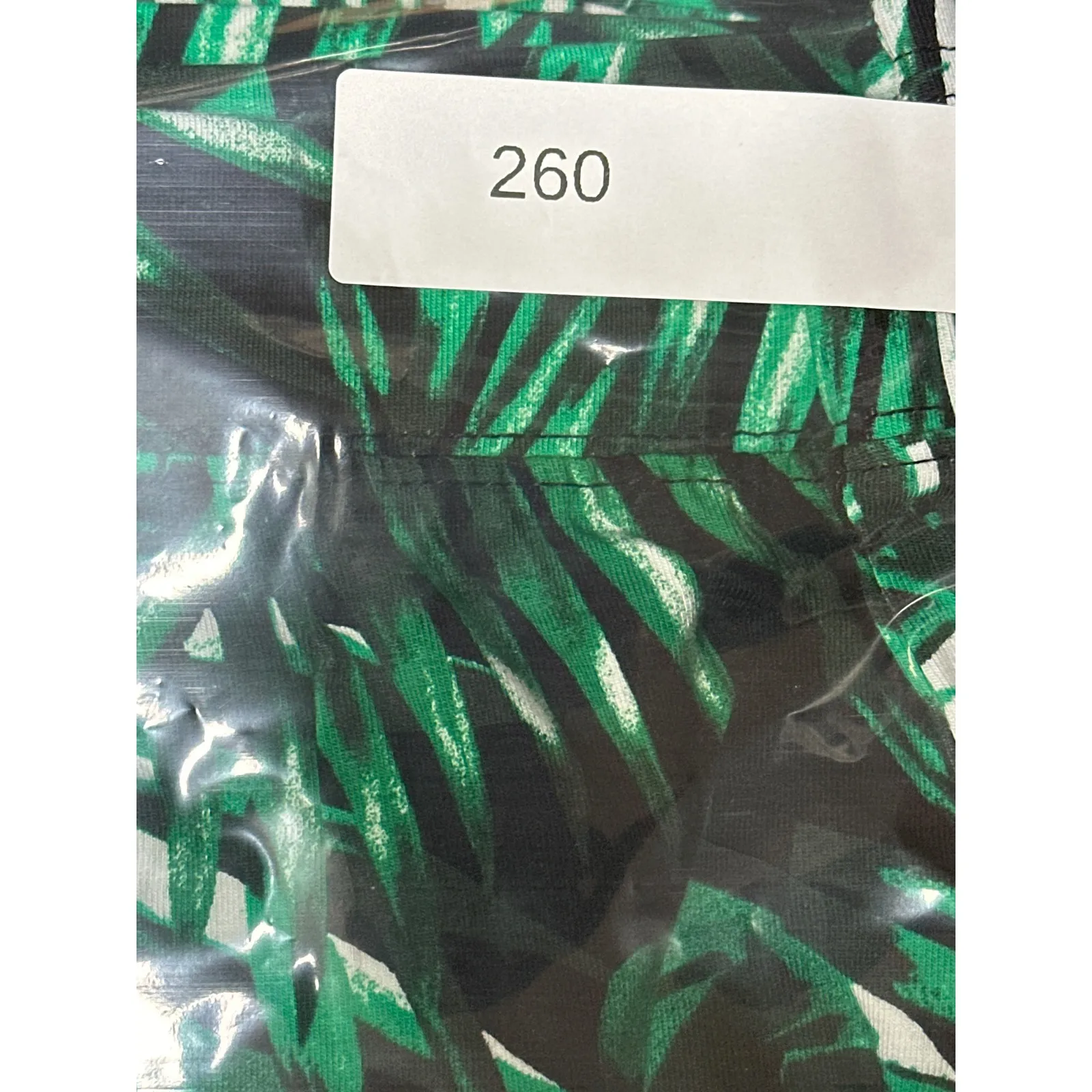 d&co Beach Palm Leaf Print Wide Leg Casual Pants Women XL Green Black White - Image 6