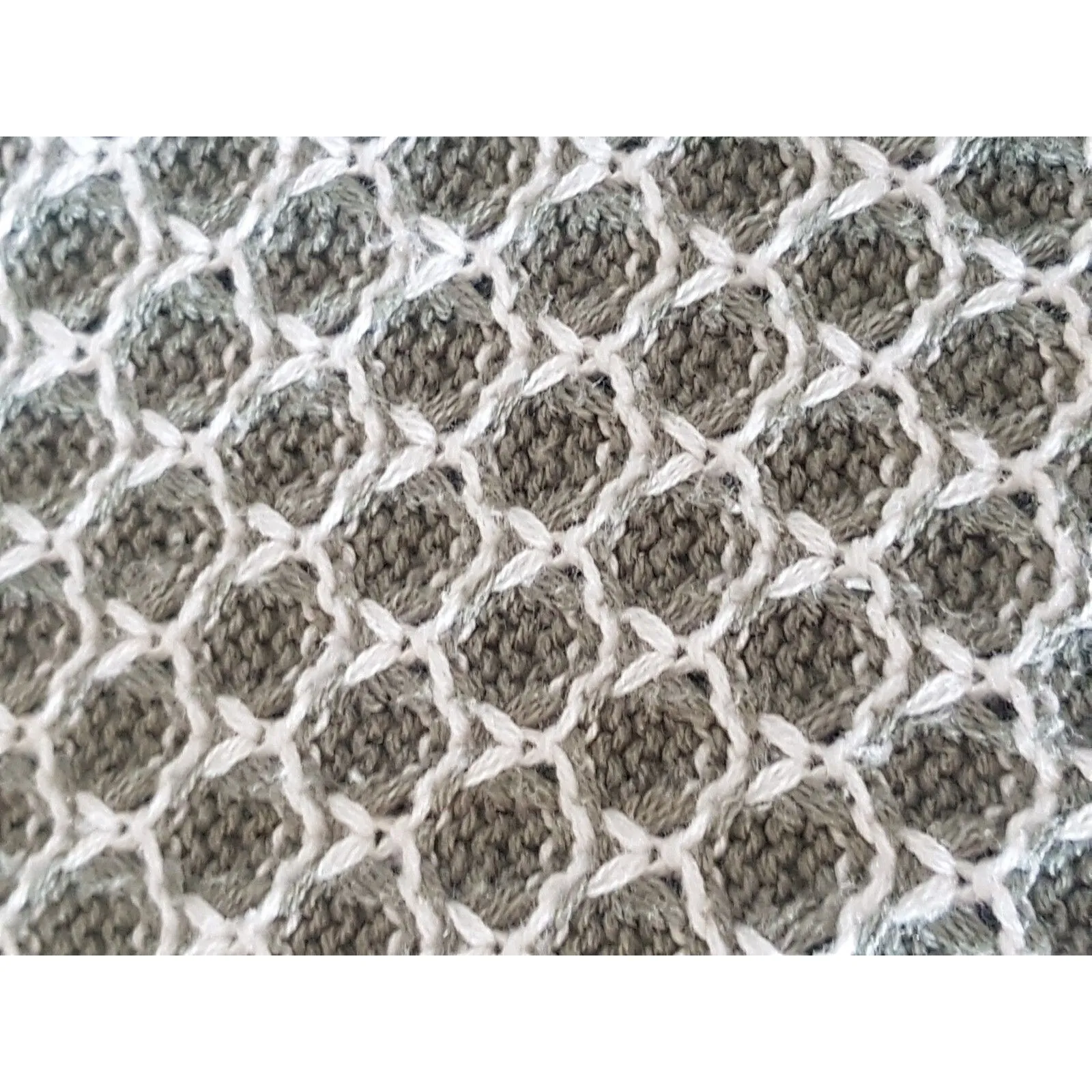 Appleseed's Womens Sweater Sz Small Fall Autumn Winter Honeycomb Waffle Y2k Green - Image 12