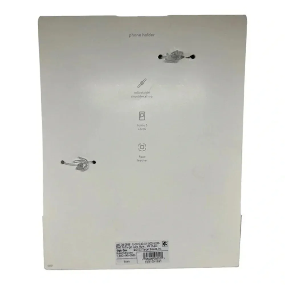 Heyday Phone Holder Crossbody Brown‎ Faux Leather New​​​ - Image 4