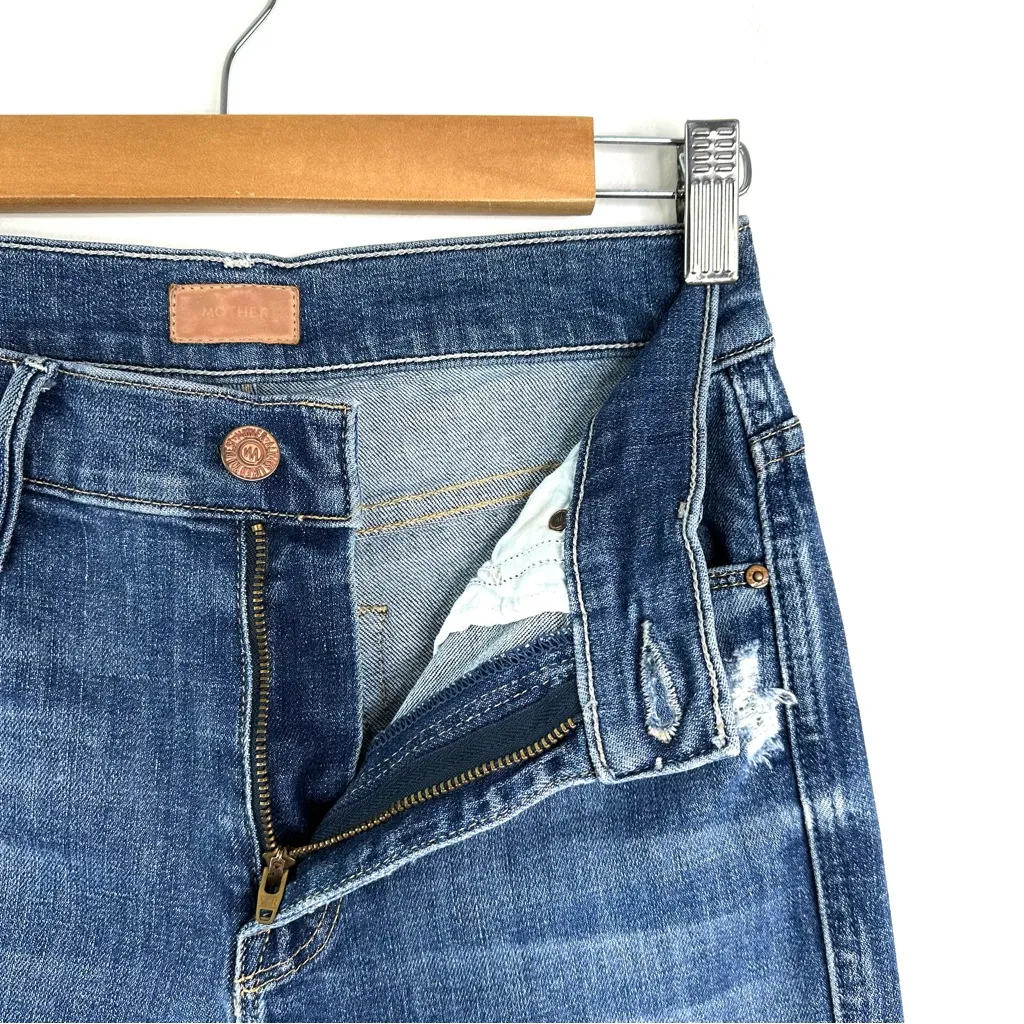 MOTHER The Vamp Fray Jeans 25 Blue - Image 11
