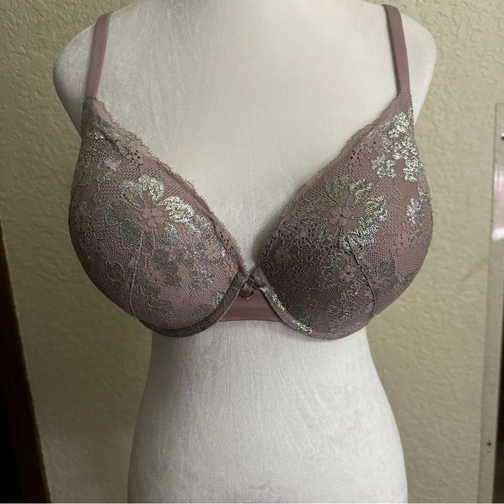 Victoria's Secret Body by Victoria Perfect Shape‎ Push-Up Smooth Bra Beige 36DD - Image 2