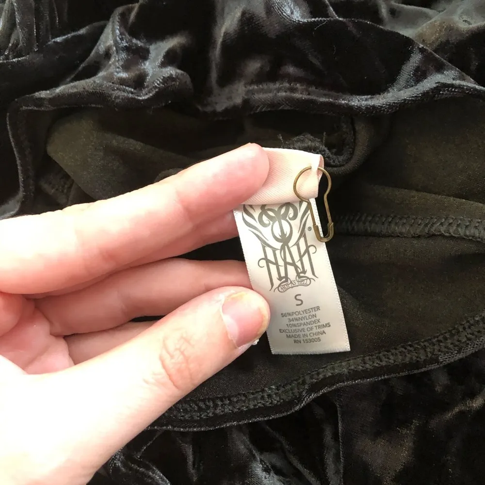 NWT revolve hot as hell velvet bodysuit small - Image 2