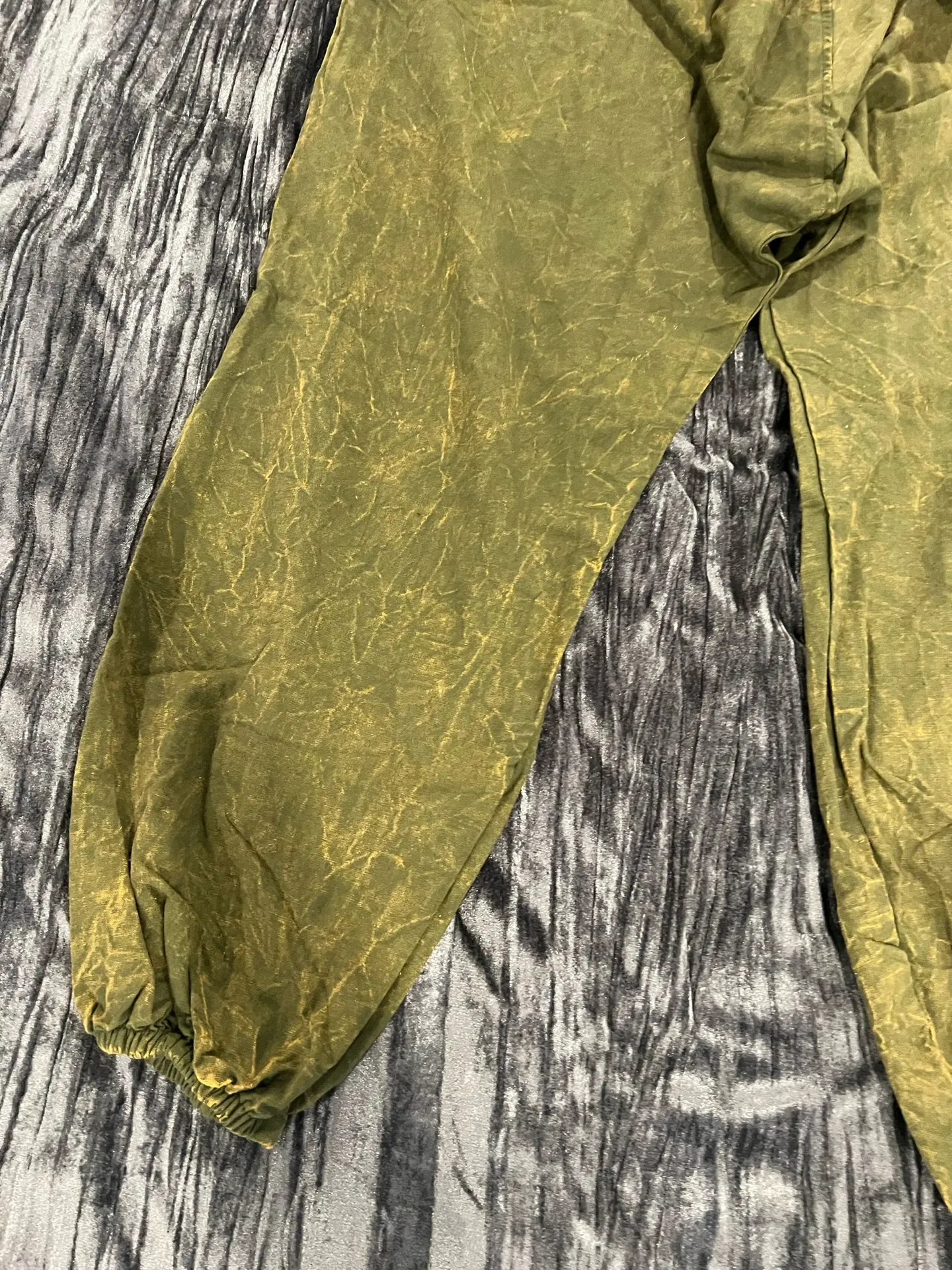 Olive Green Casual Jogger Pants - Image 2