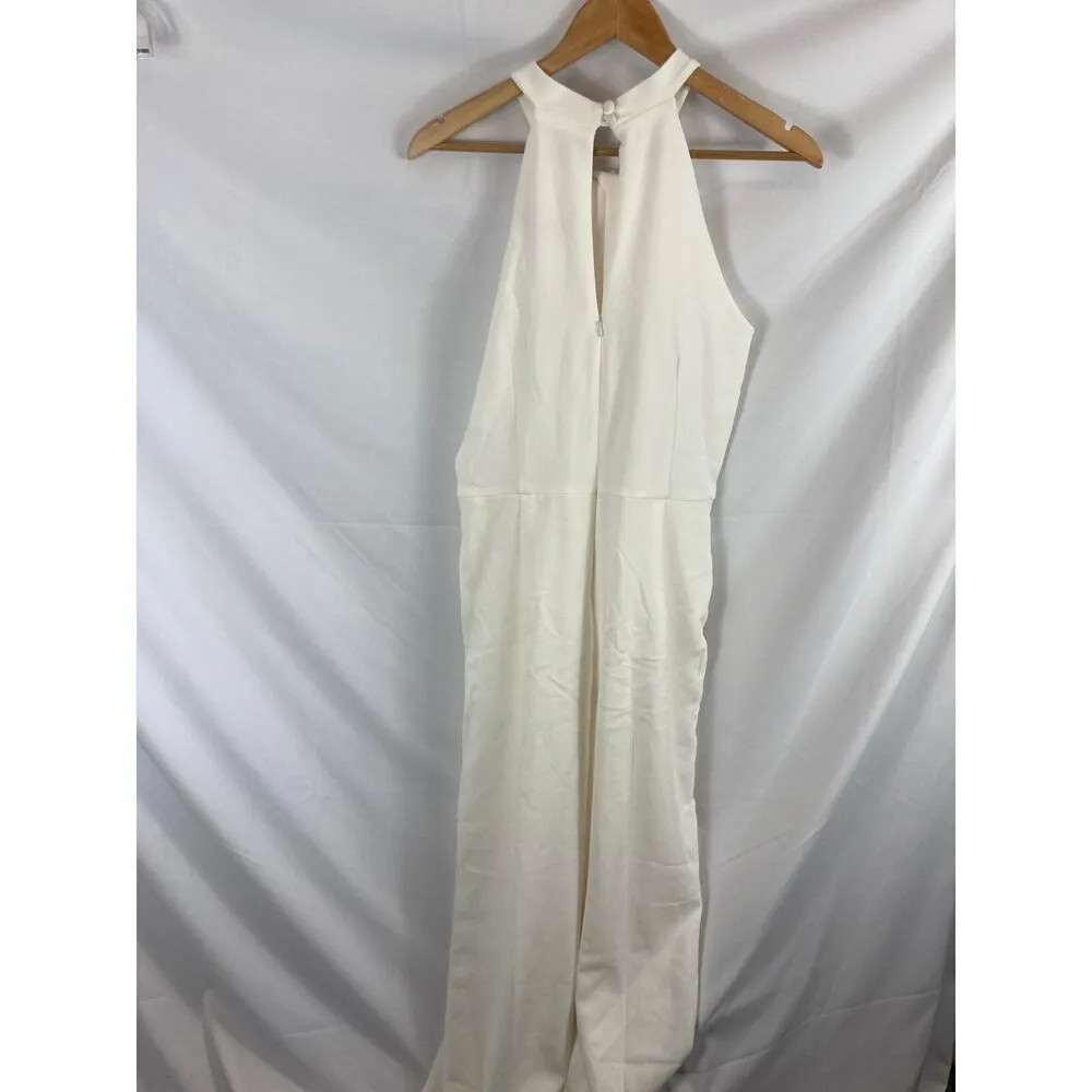 JULIA JORDAN Twist-Front Halter Jumpsuit size 12 - Image 8
