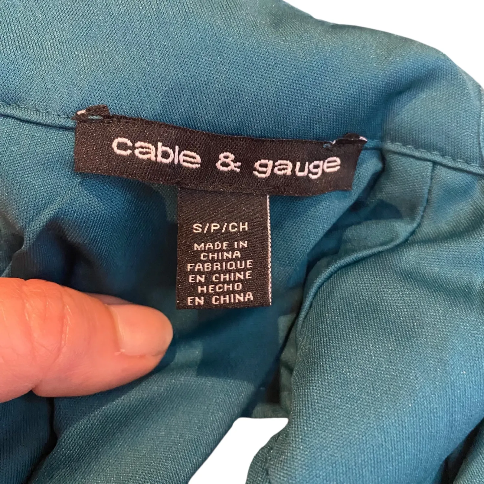 Cable‎ & Gauge Sequin Top Sleeveless Keyhole Party Sparkle S - Image 4