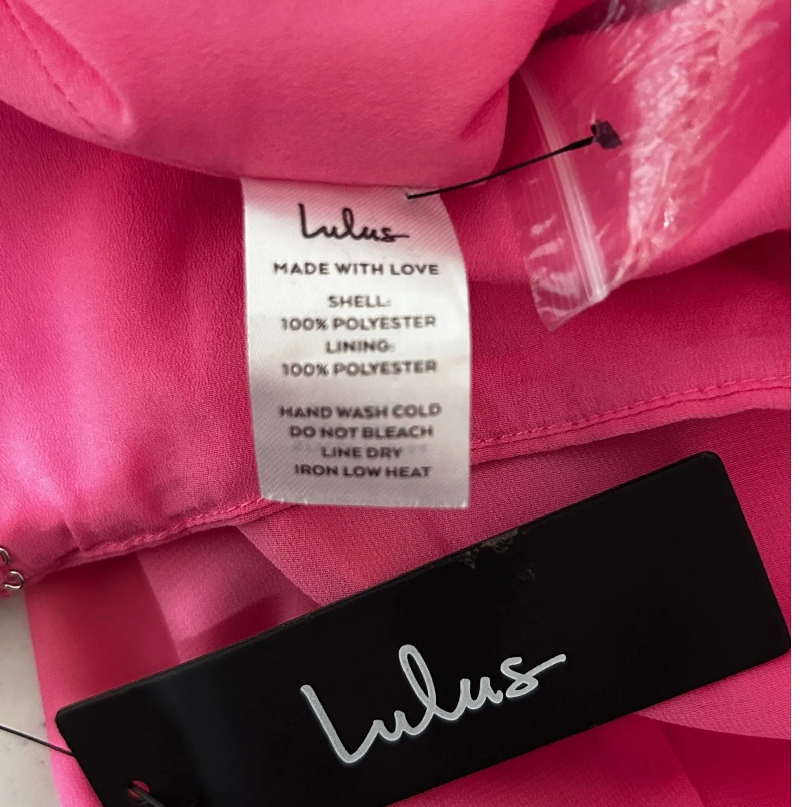 Lulus Maxi Dress XL Pink Halter Deep V Neck Open Back‎ Midi Cocktail Party Y2K - Image 9