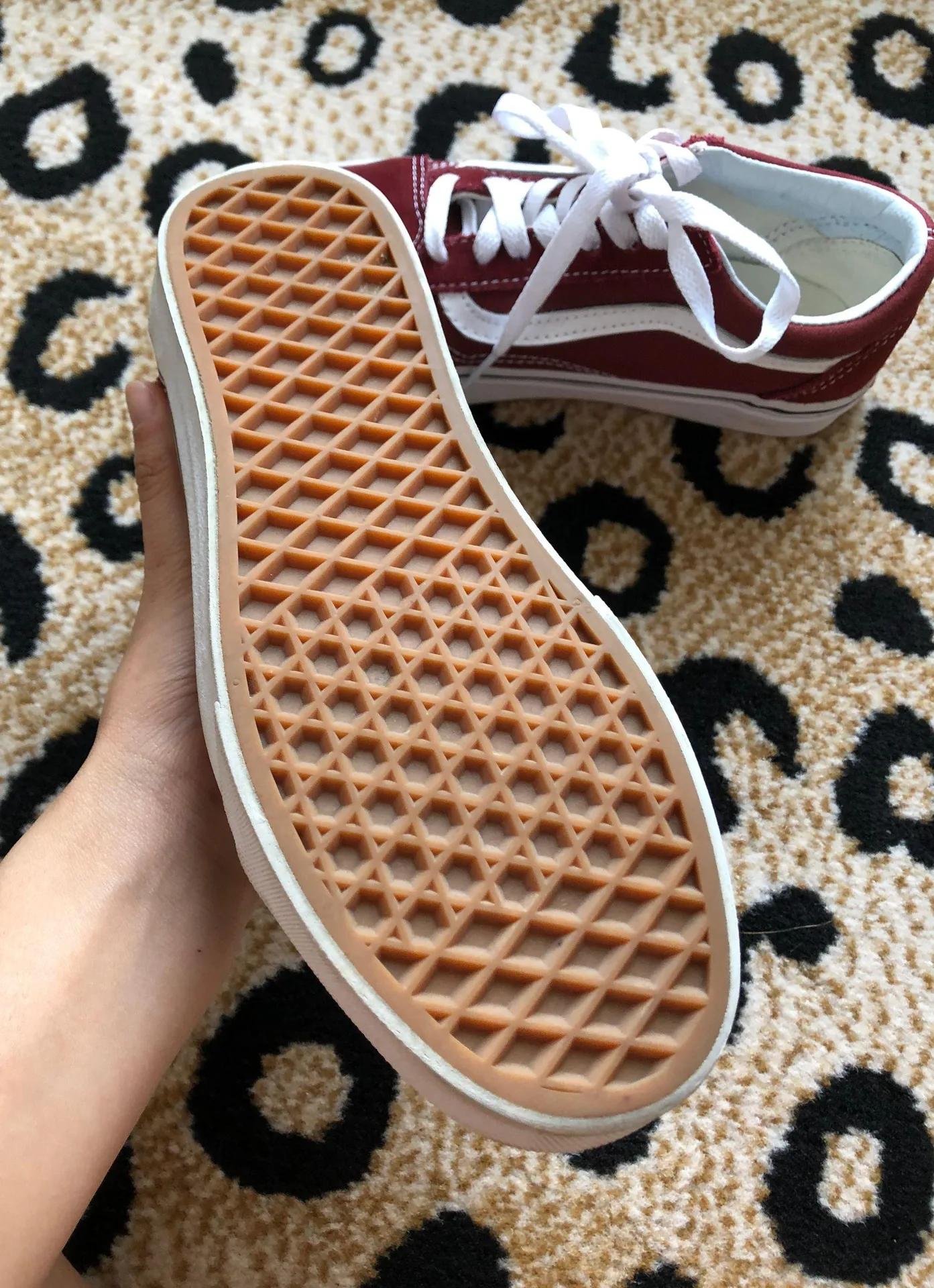 Vans Maroon Old Skool Low Top - Image 3