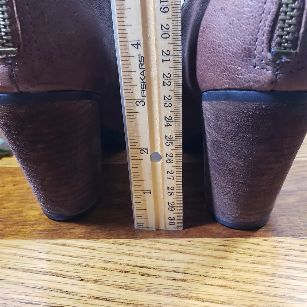 ARTURO CHIANG Women's Size 7 Brown At-Hadley Ankle Boots - Image 8